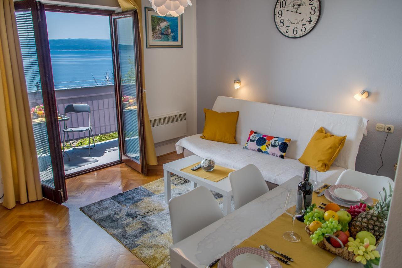 Seaview Apartment Slavica Brela Exterior foto